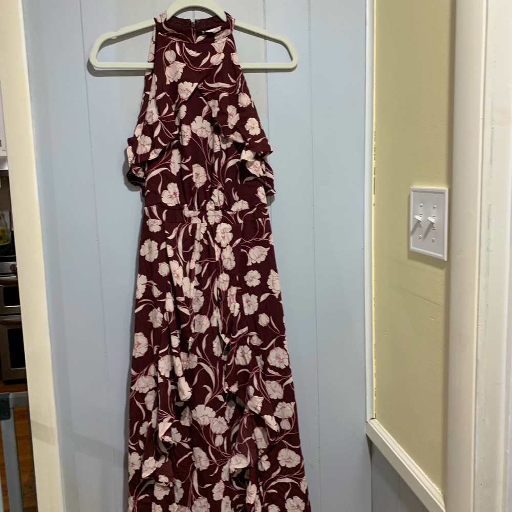 Lauren Conrad High Neck Maxi Floral